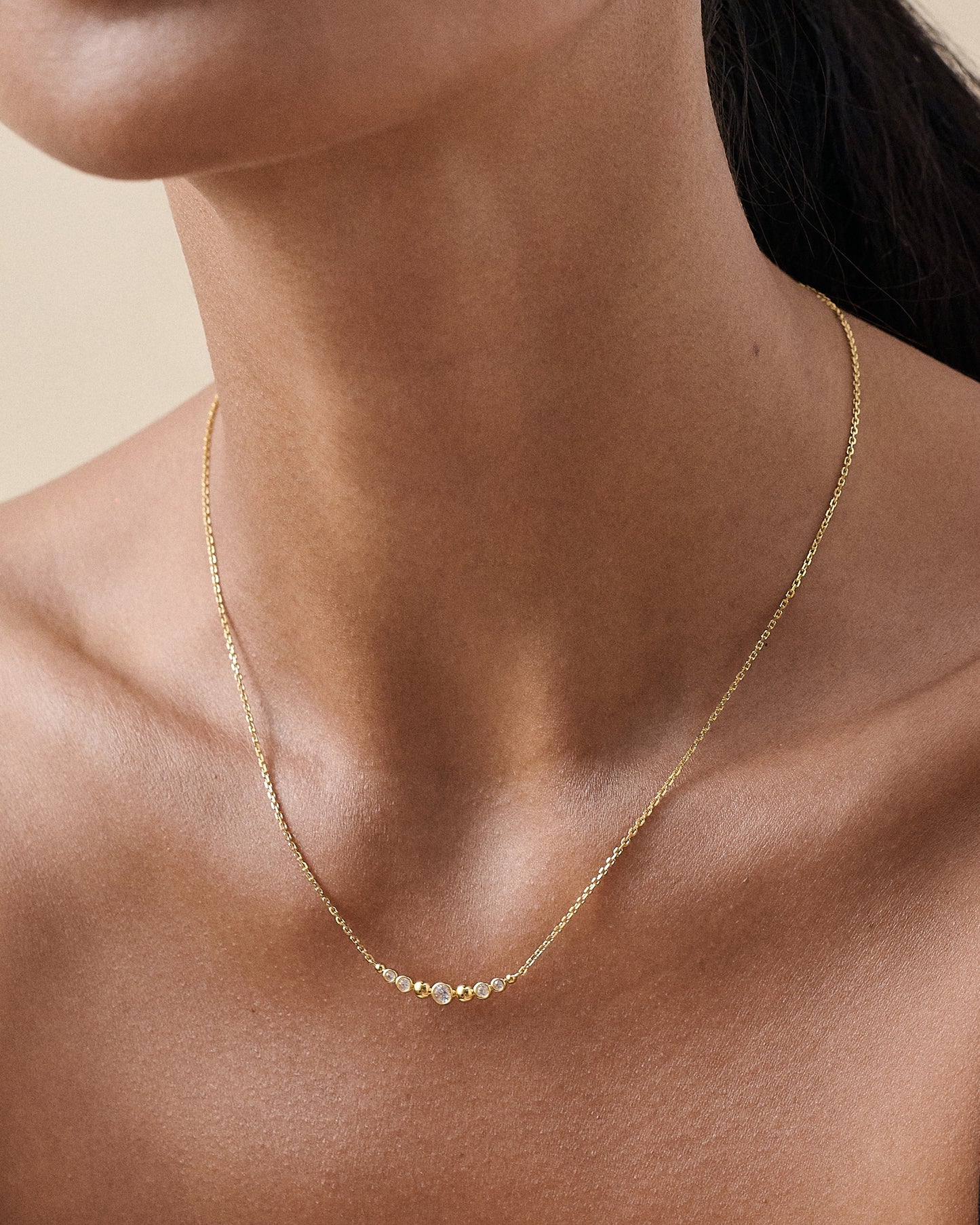 Serena White Sapphire Necklace