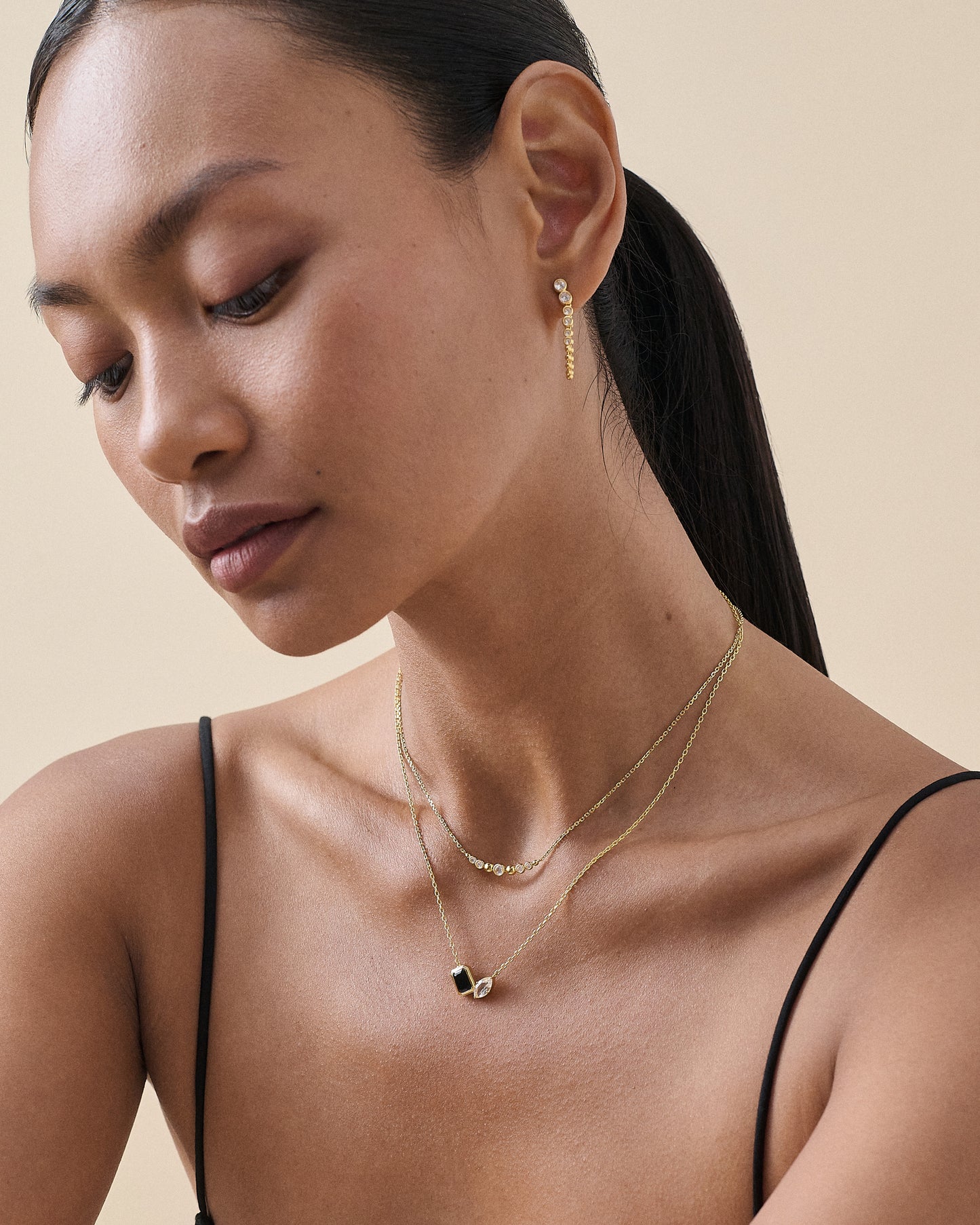 Serena White Sapphire Necklace