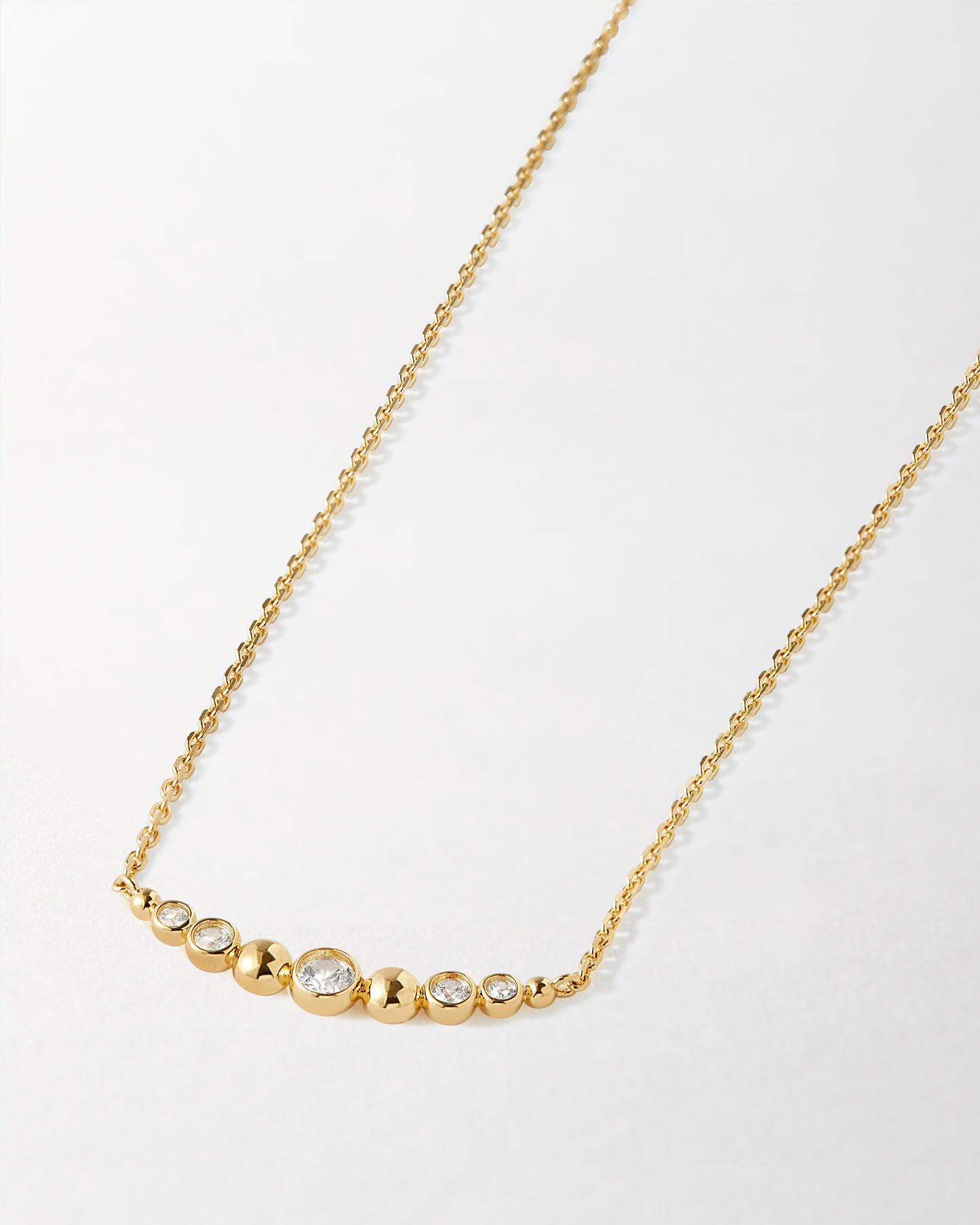 Serena White Sapphire Necklace