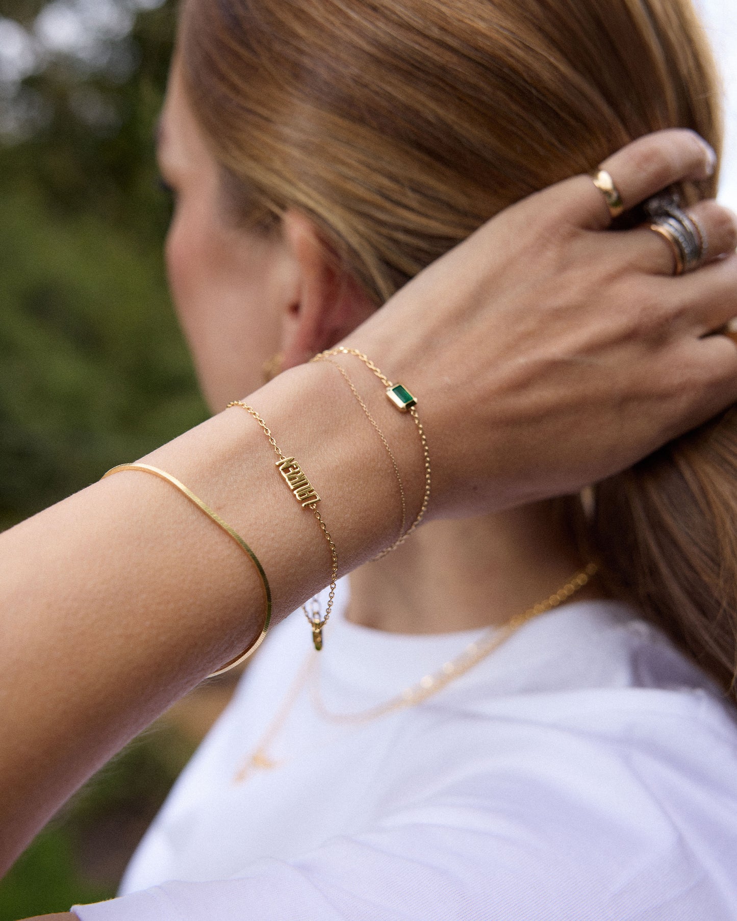 Snake Chain Bracelet - Gold