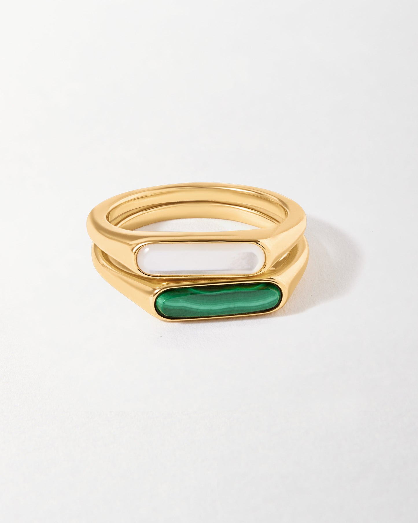 Charlotte Collins Malachite Pinky Ring