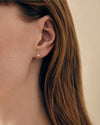 Star Topaz Stud Earrings