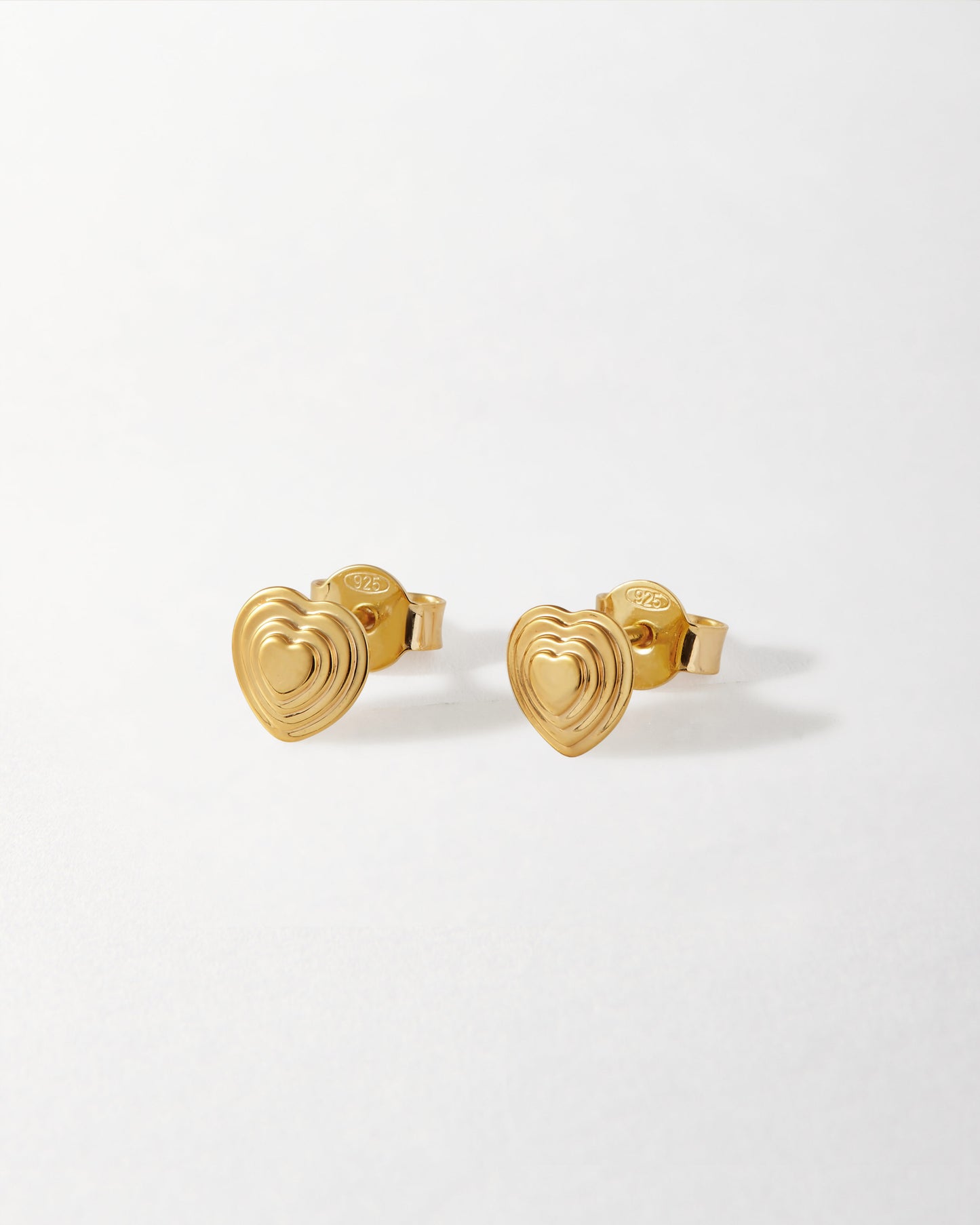 Sweetheart Stud Earrings