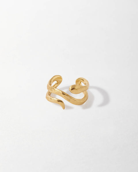 新品　EDDERA　Viper Cuff　18k gold 新品 EDDERA Viper Cuff 18k gold
