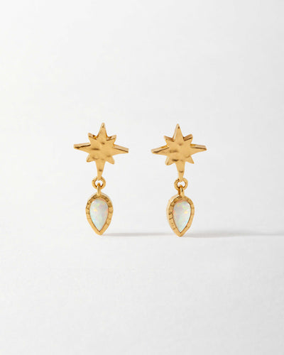 Hope Star Opal Earrings