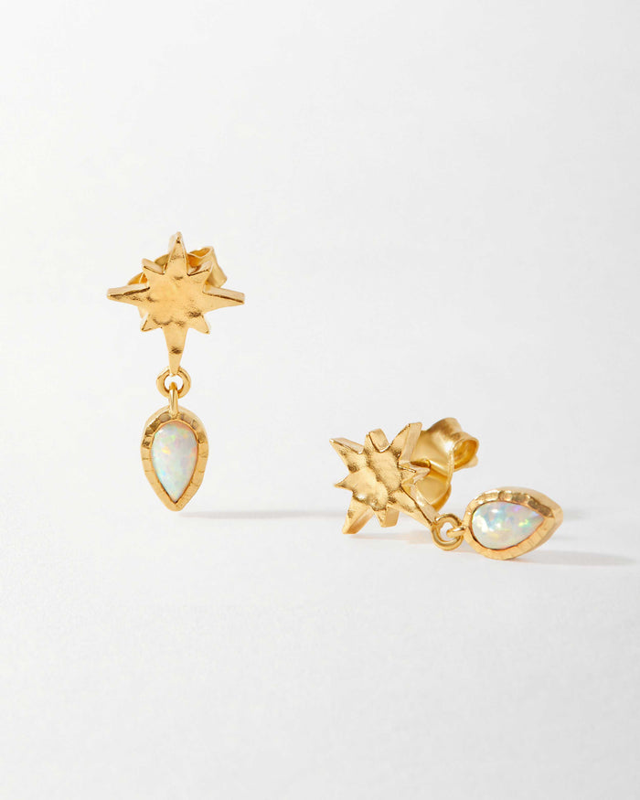 Hope Star Opal Earrings