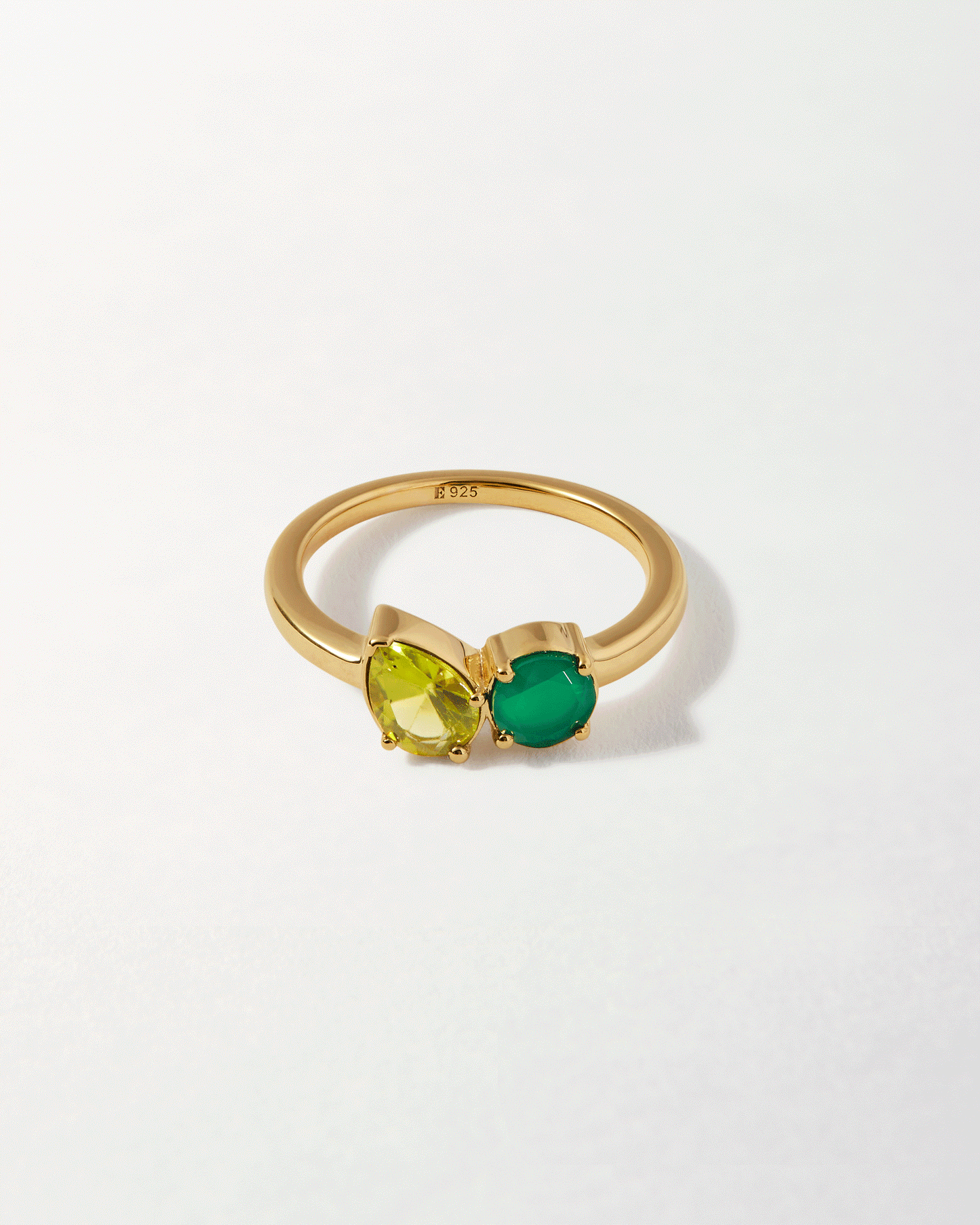 Toi Et Moi Customised Gemstone Ring