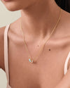 Toi Et Moi Blue & White Necklace