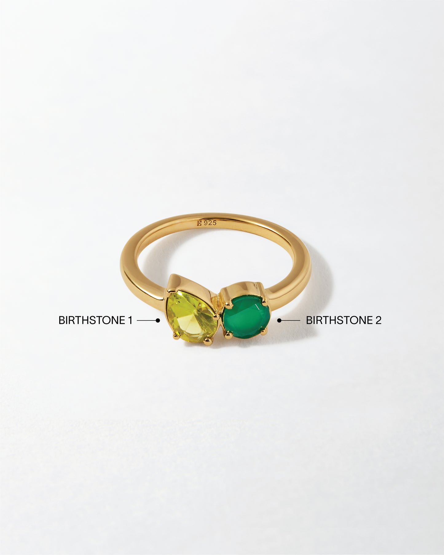 Toi Et Moi Customised Gemstone Ring