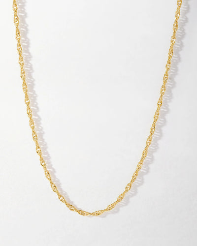 Twist Chain Necklace - Gold