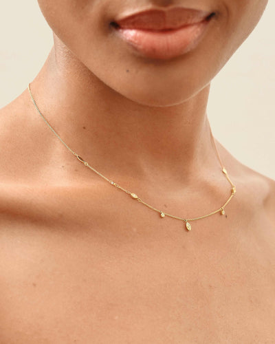 Victoria Droplet Diamond Necklace