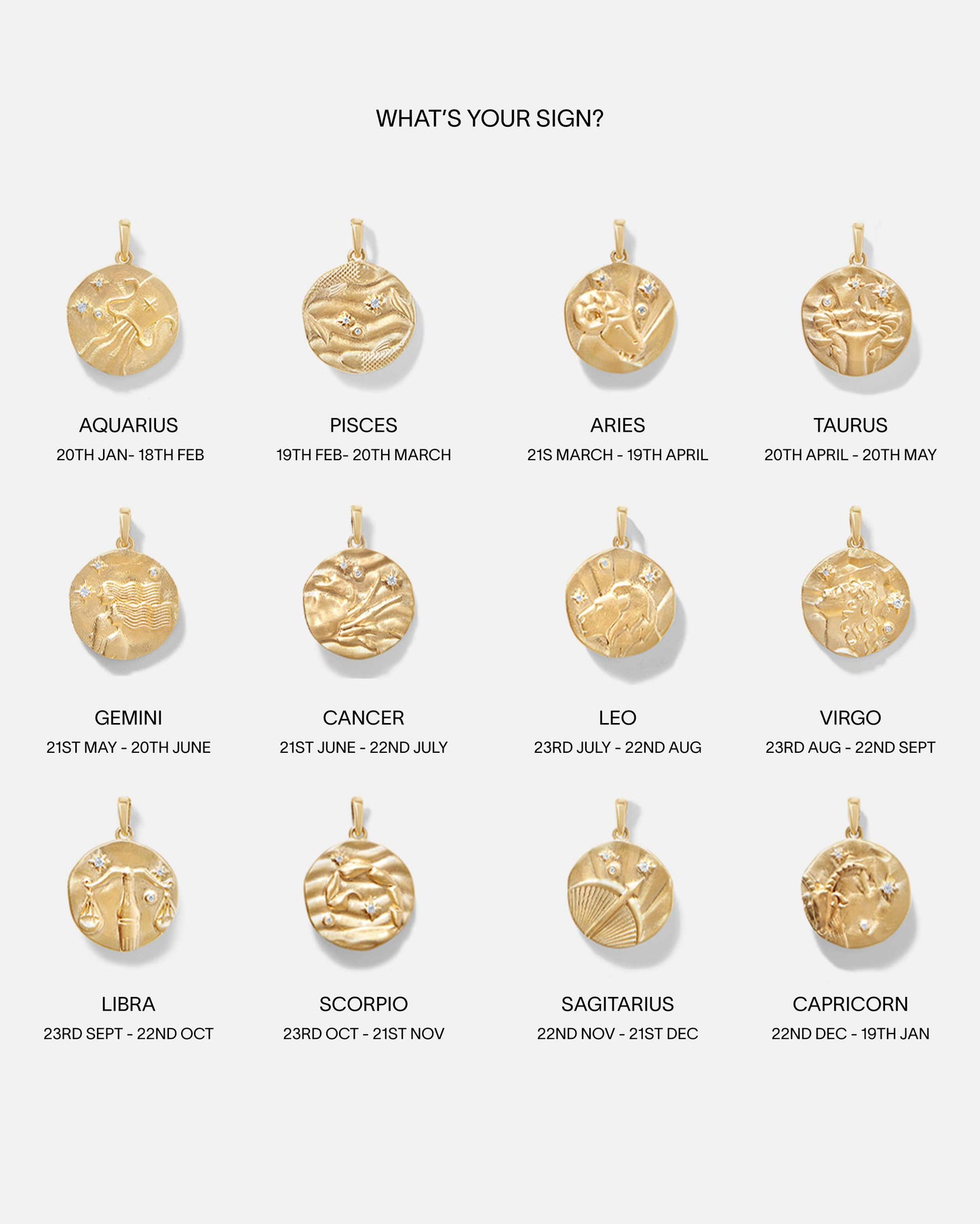 Zodiac Pendant