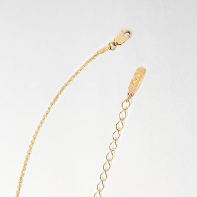 – Gold EDGE 18k EMBER Plated Necklace of Jewellery Aries Horoscope | Designer Zodiac