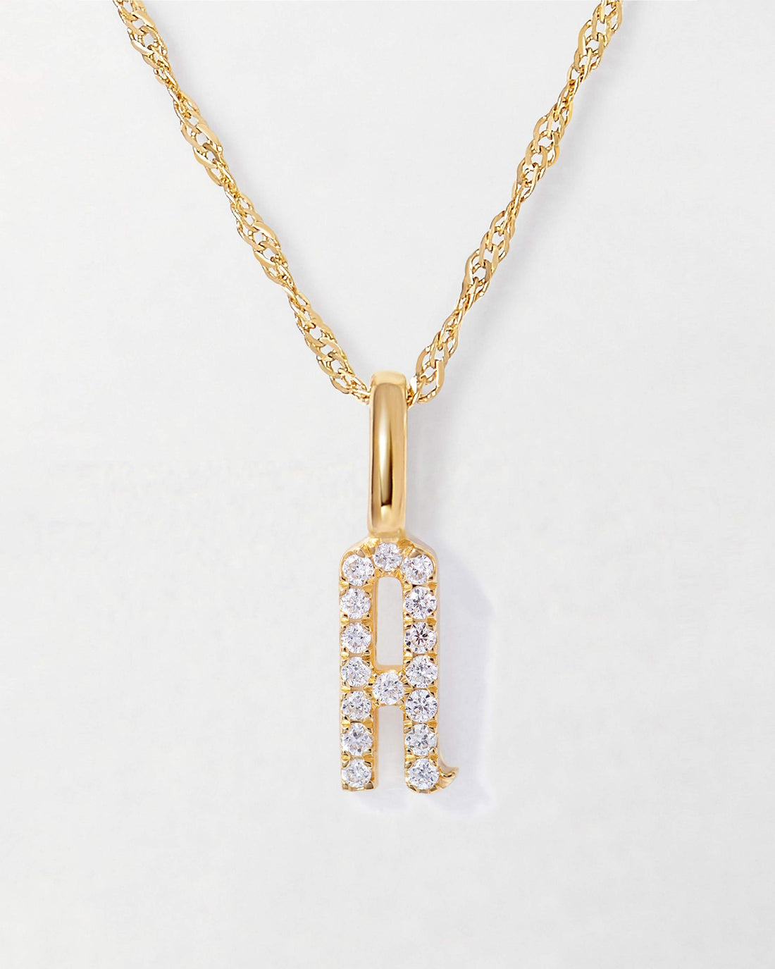 Diamond & Solid Gold Initials – EDGE of EMBER