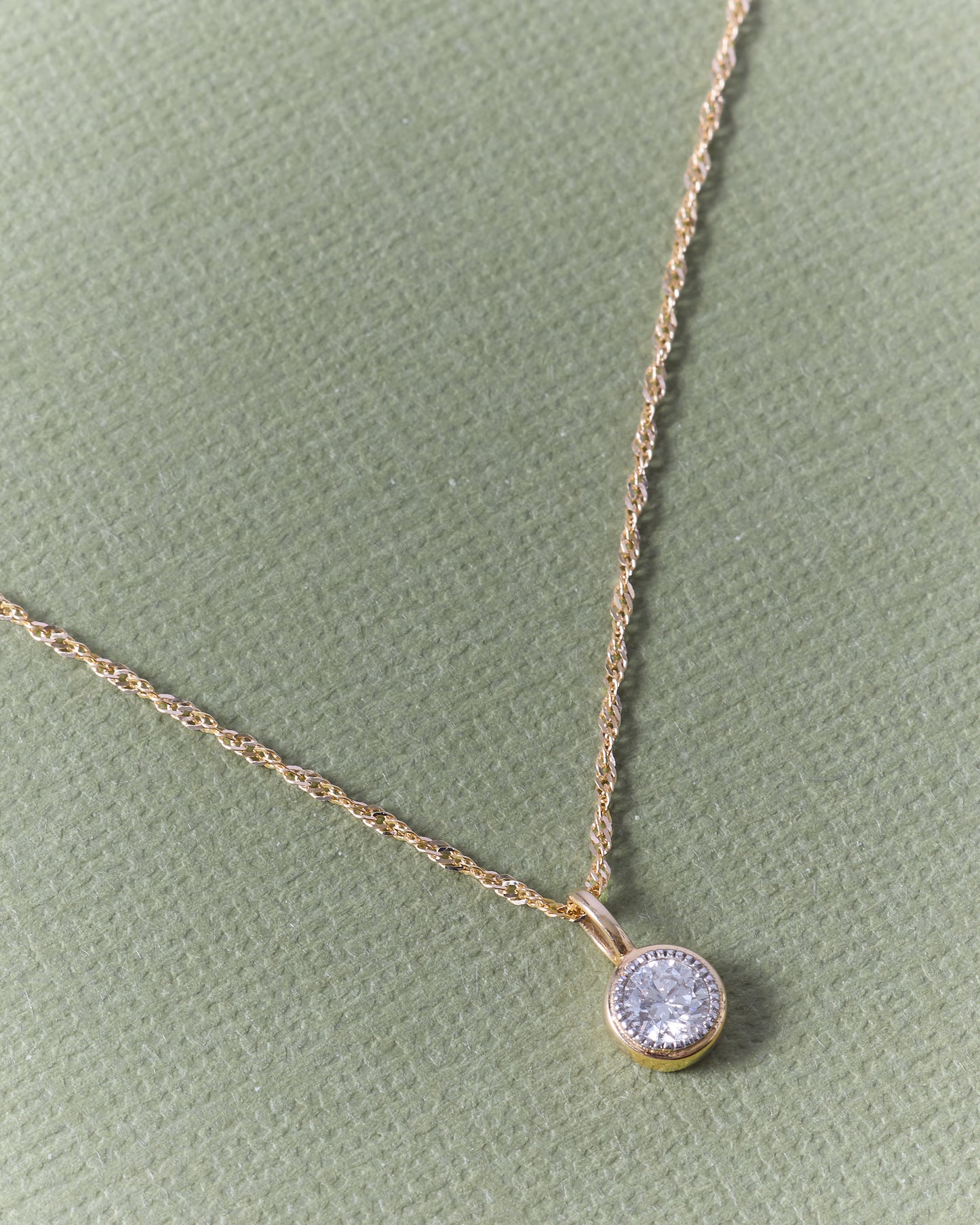 Brilliant Solitaire Diamond Pendant