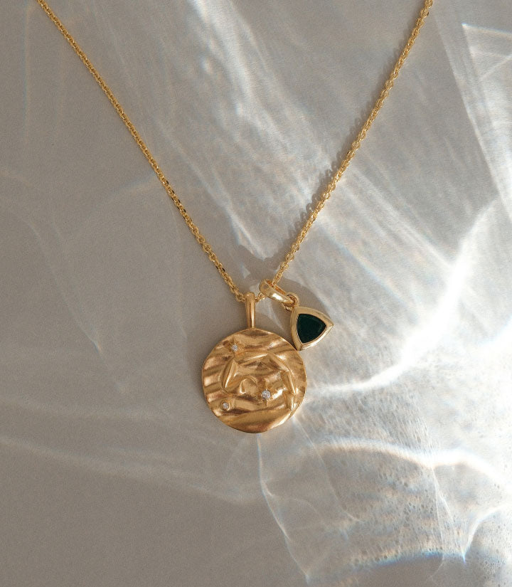 Initial Necklace - Gold – EDGE of EMBER