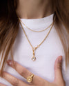 Heart White Sapphire Necklace