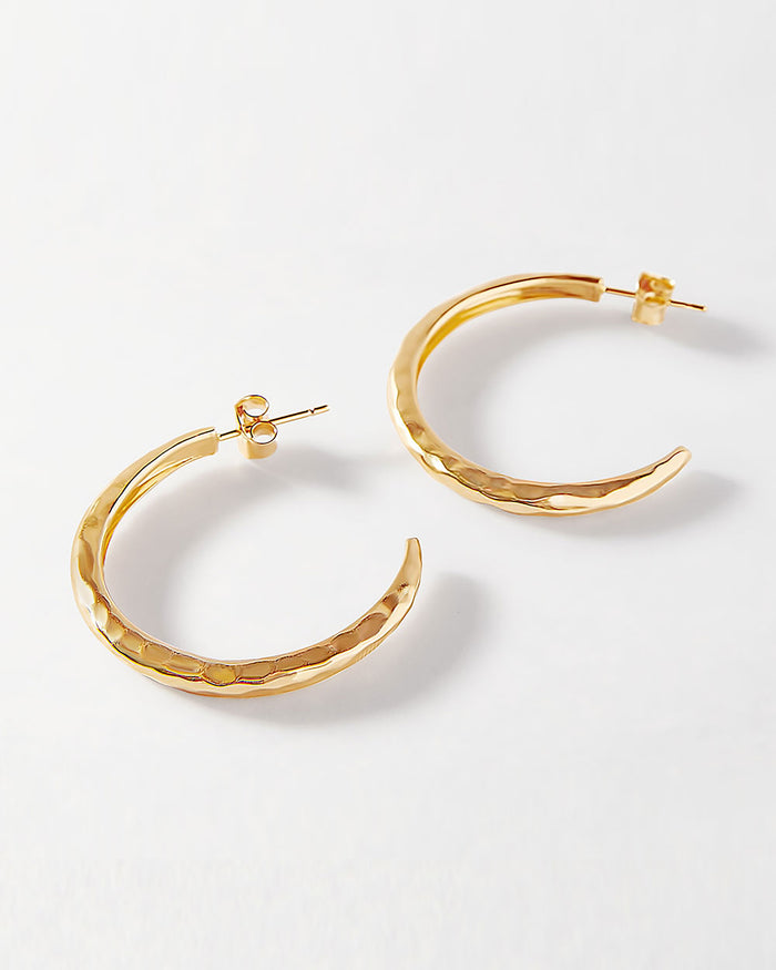 Victoria Halo Hoops - Gold