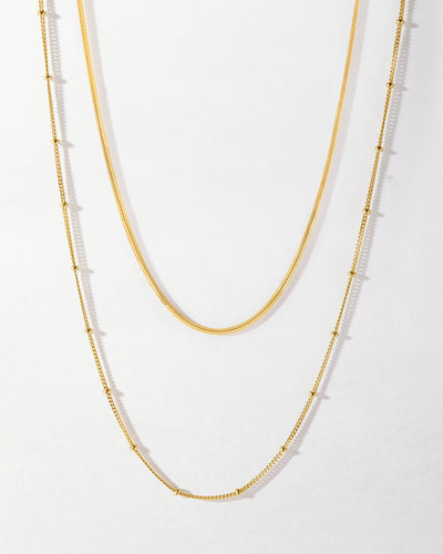 Mixed Layering necklace set