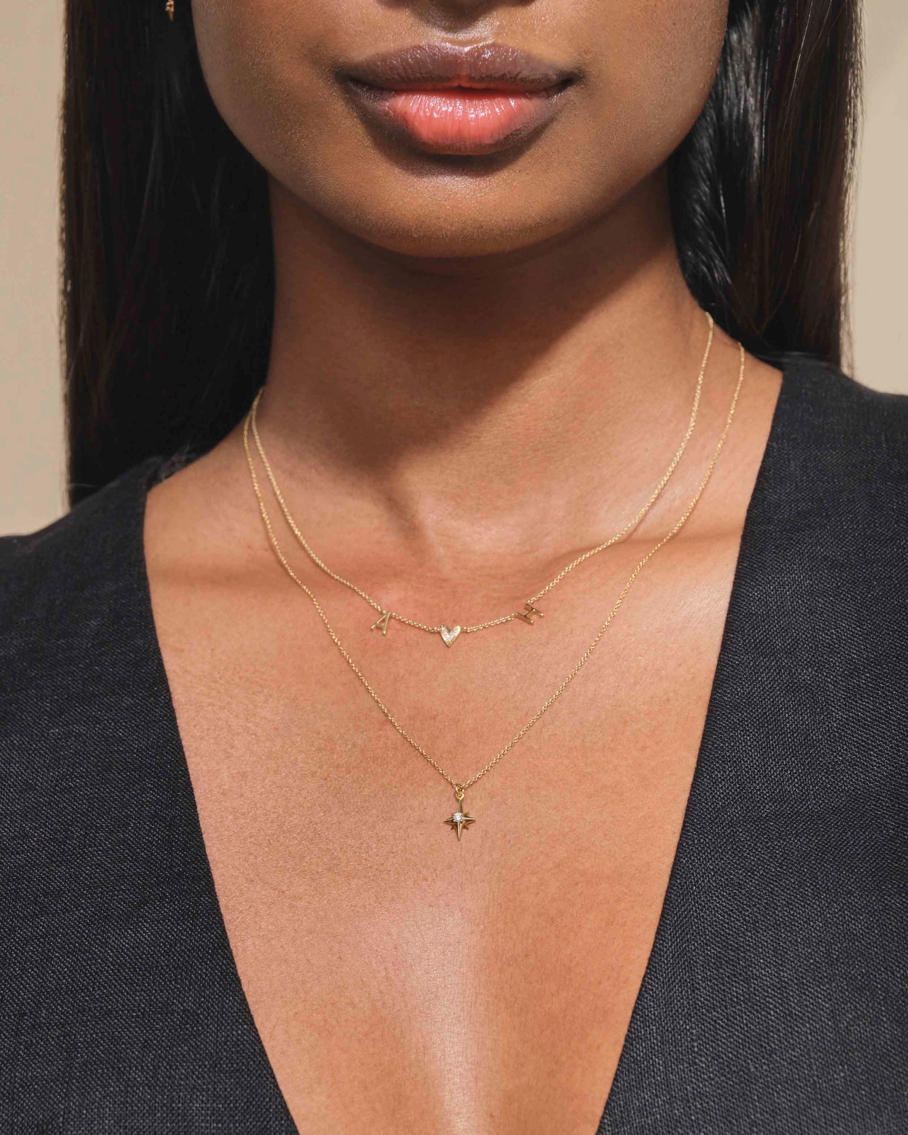 Solid 9ct Gold North Star Necklace - Handcrafted Ethical Jewellery – Lavey  London