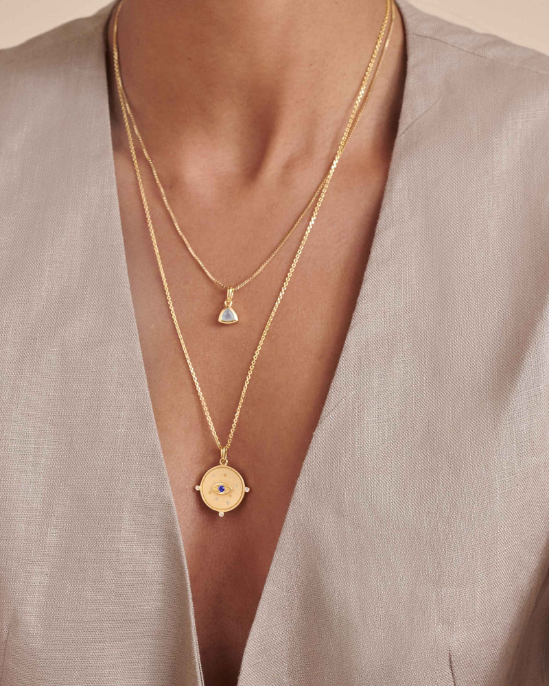 Visionary Charm Necklace 18k Gold Plated – EDGE of EMBER