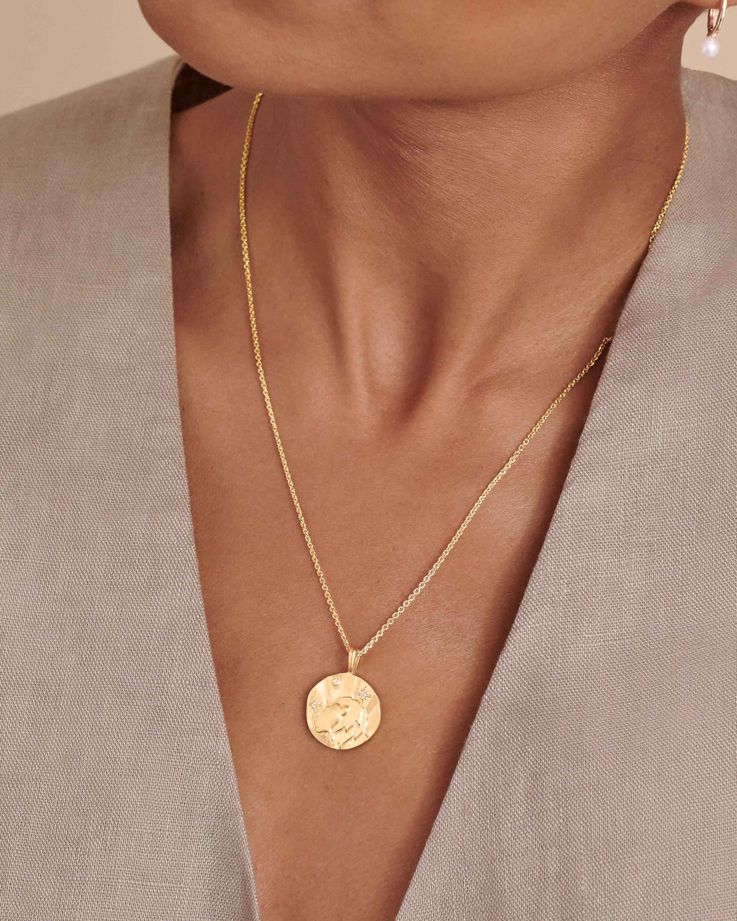 Zodiac Horoscope Pendant