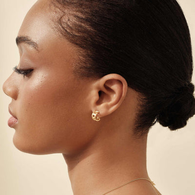 Victoria Diamond Hoop Earrings