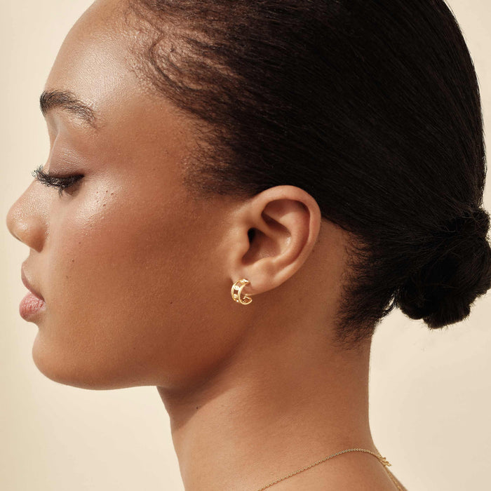 Victoria Diamond Hoop Earrings
