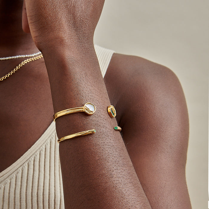 Victoria Malachite and Pearl Cuff