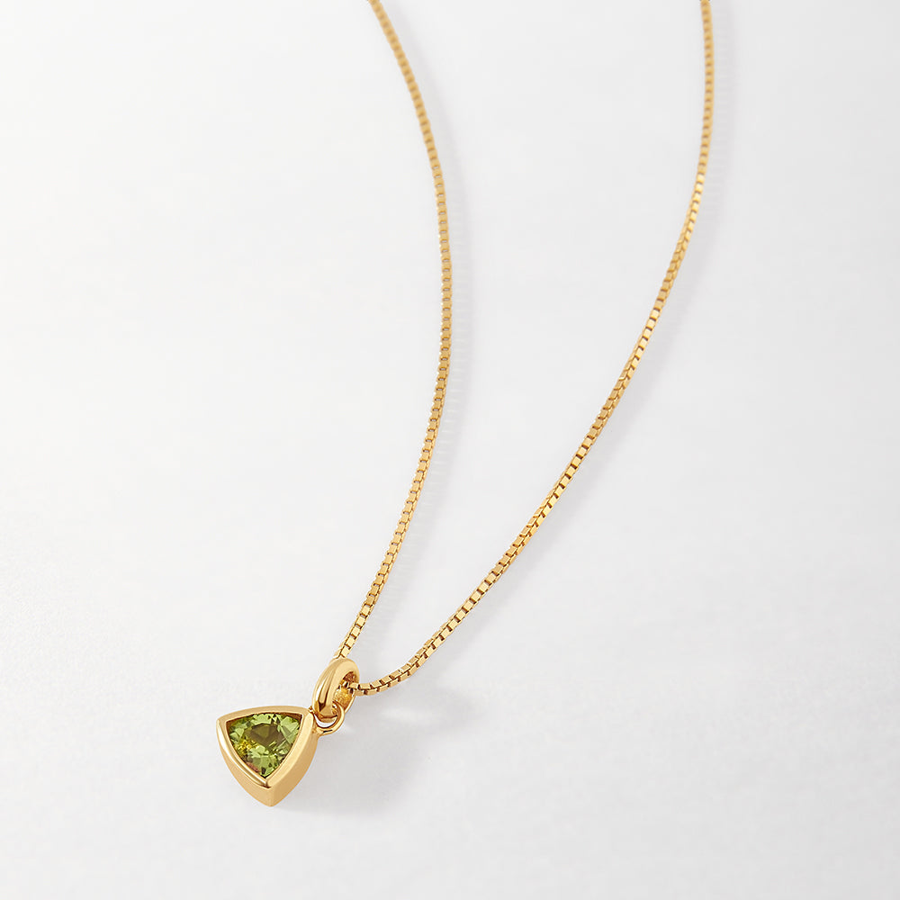 Gold Birthstone Necklace