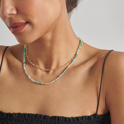 Azure Gemstone Necklace