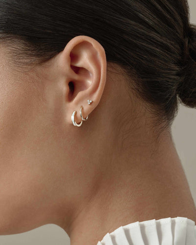 Classic Opal Diamonds Earrings Set