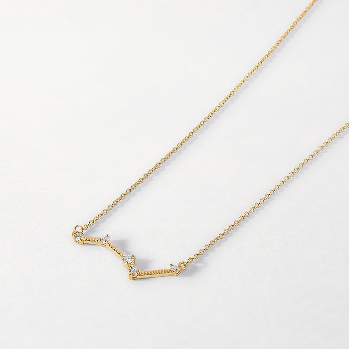 Amazon.com: ABDOT Gold Zodiac Necklace for Women 18K Gold Plated Constellation  Necklace Astrology Zodiac Star Necklace Birthday Gift for Women Aquarius  Necklace : Clothing, Shoes & Jewelry