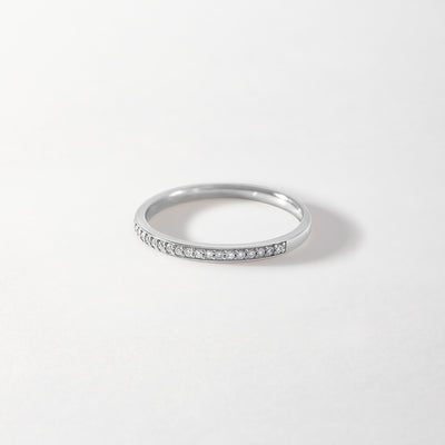 Demi Eternity Diamond Ring - White Gold