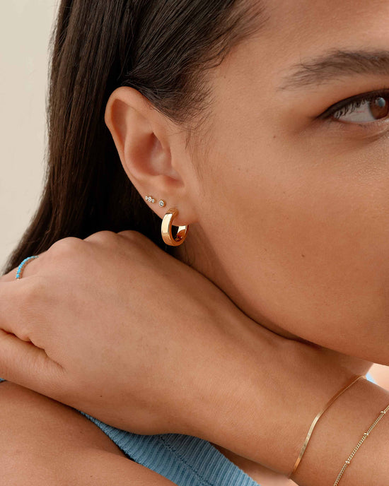 Ane Small Hoops Gold