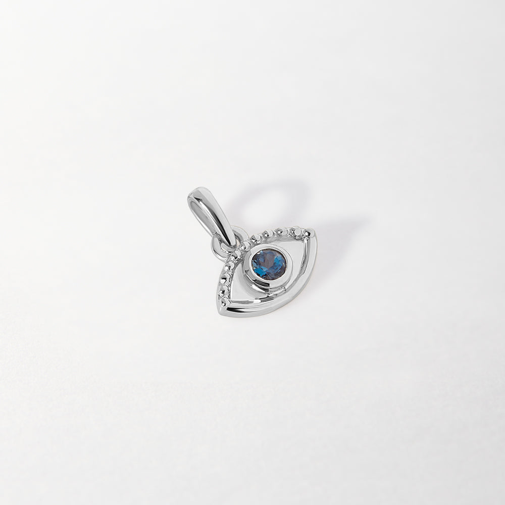 Evil Eye Pendant - Silver