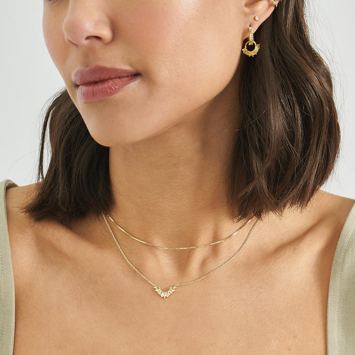 Flare Necklace - Gold