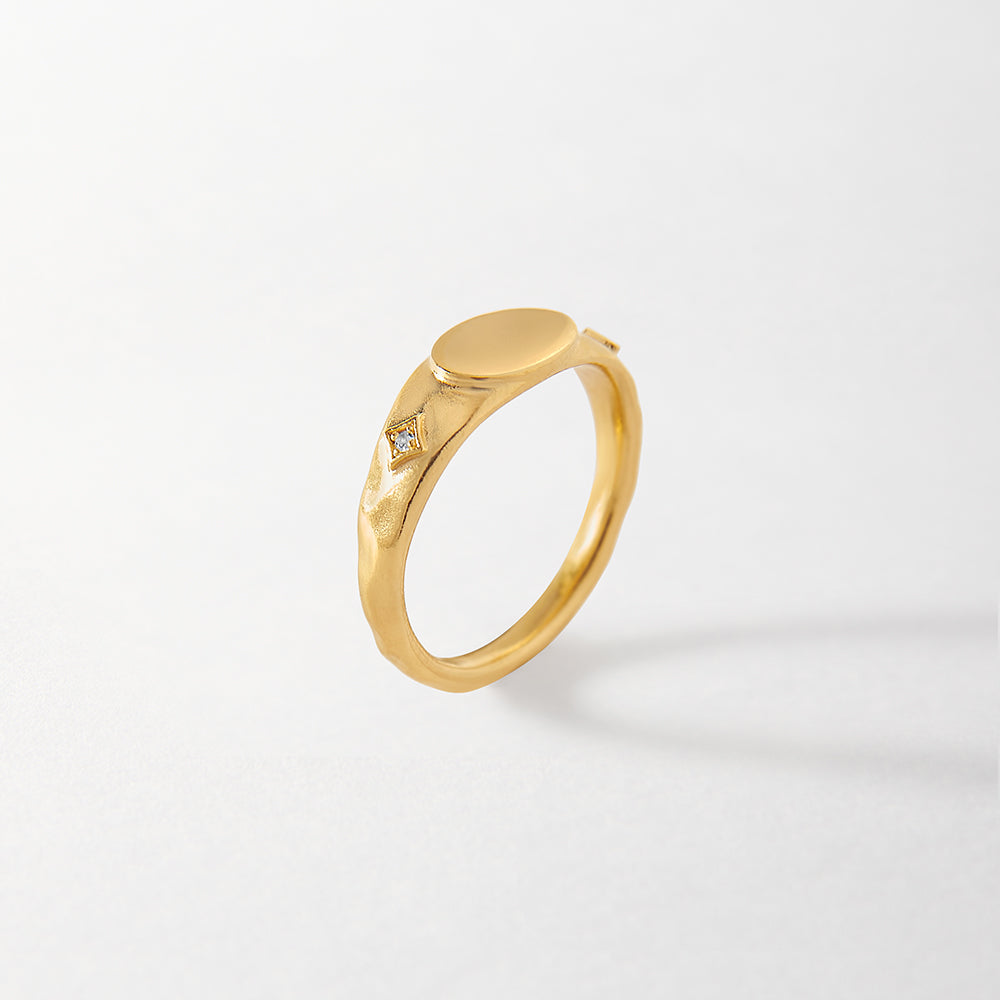 Comet Pinky Ring - Gold