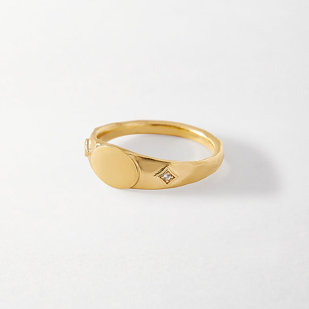 Comet Pinky Ring - Gold