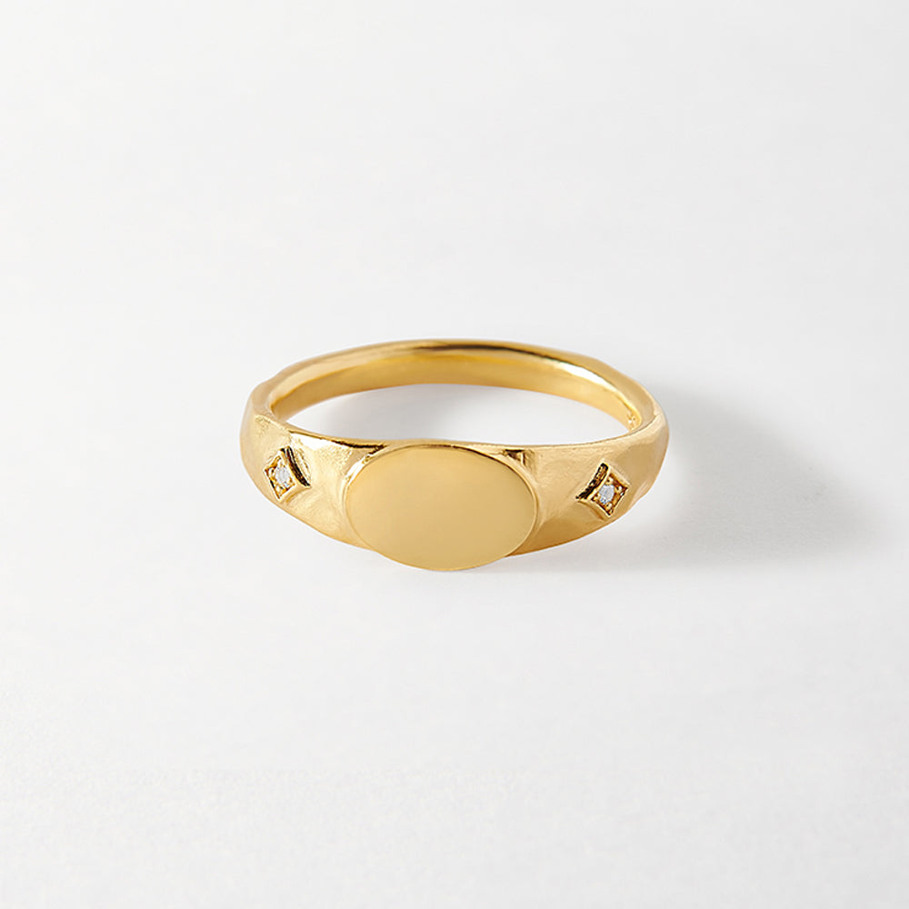 Comet Pinky Ring - Gold
