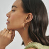 Riviera Turquoise Hoop Earrings