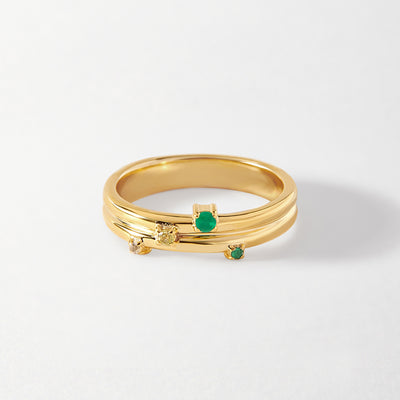 Intuition Emerald Ring