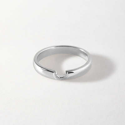 Liberty Crescent Ring - Silver