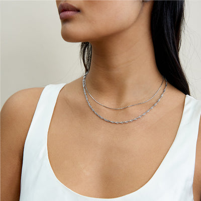 Soave Oro 14K Electroform Twisted Chain Necklace - 20902659 | HSN