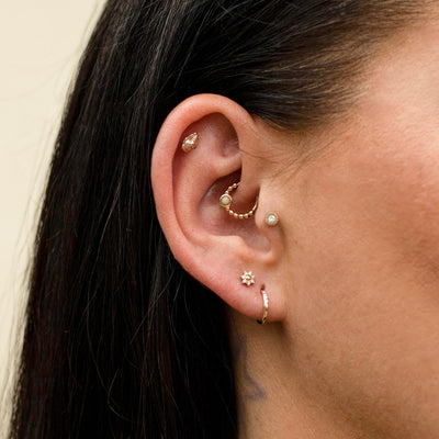 Diamond Clicker Earring