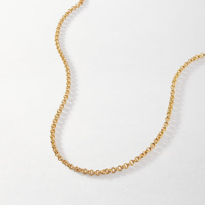 Mini Rolo Chain Necklace – EDGE of EMBER