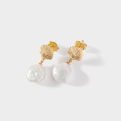 Ocean Shell Earrings – EDGE of EMBER