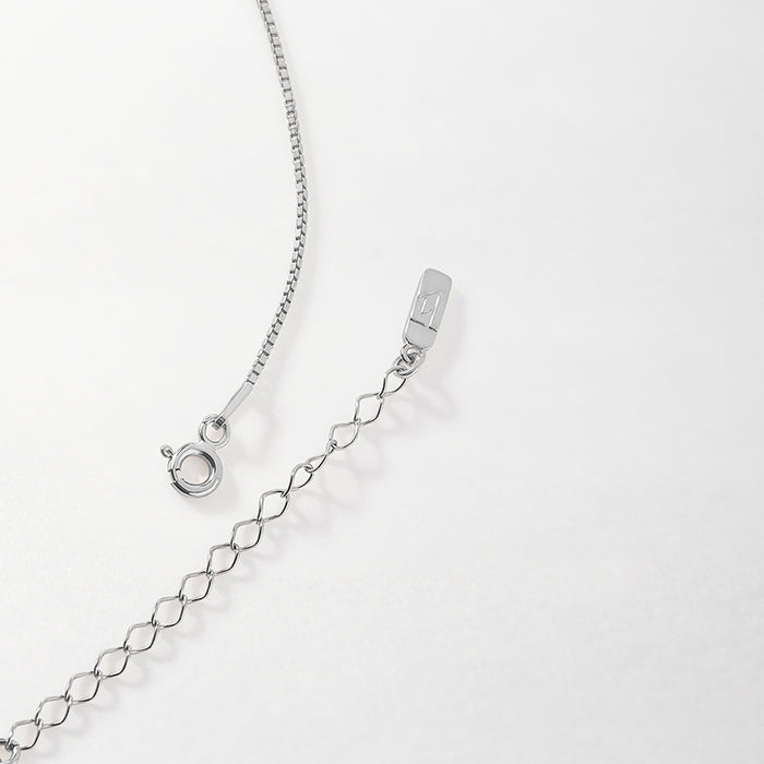 Box Chain Necklace - Silver