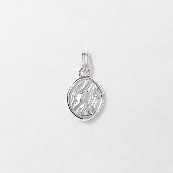 Victoria Coin Pendant - Silver