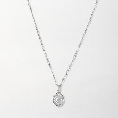 Victoria Coin Necklace - Silver